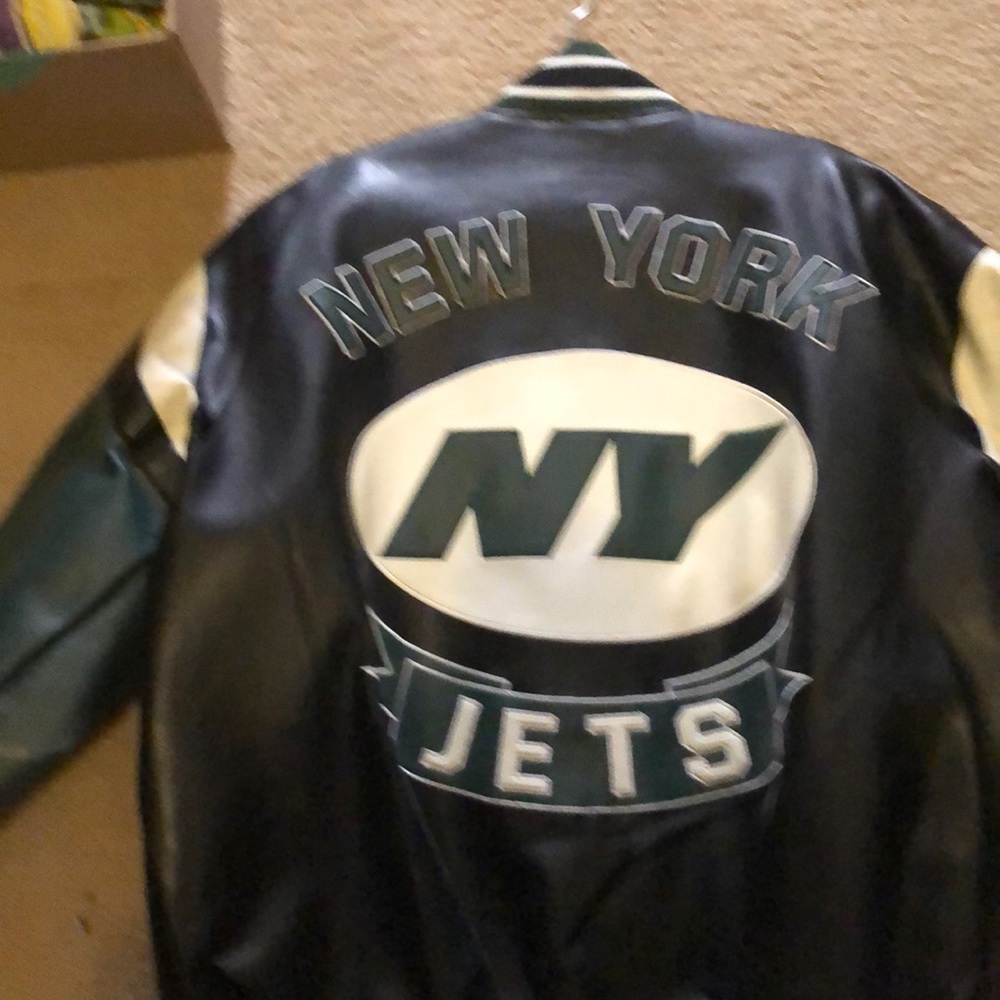 NY Jets leather jacket